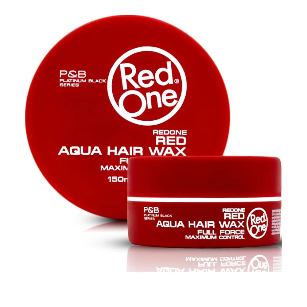 Red One Hair Styling Aqua Hair Wax Red 50ml